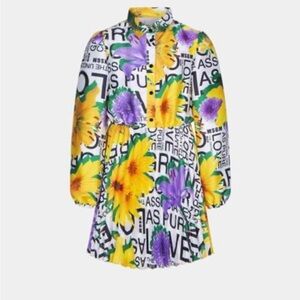 MSGM flower print dress
